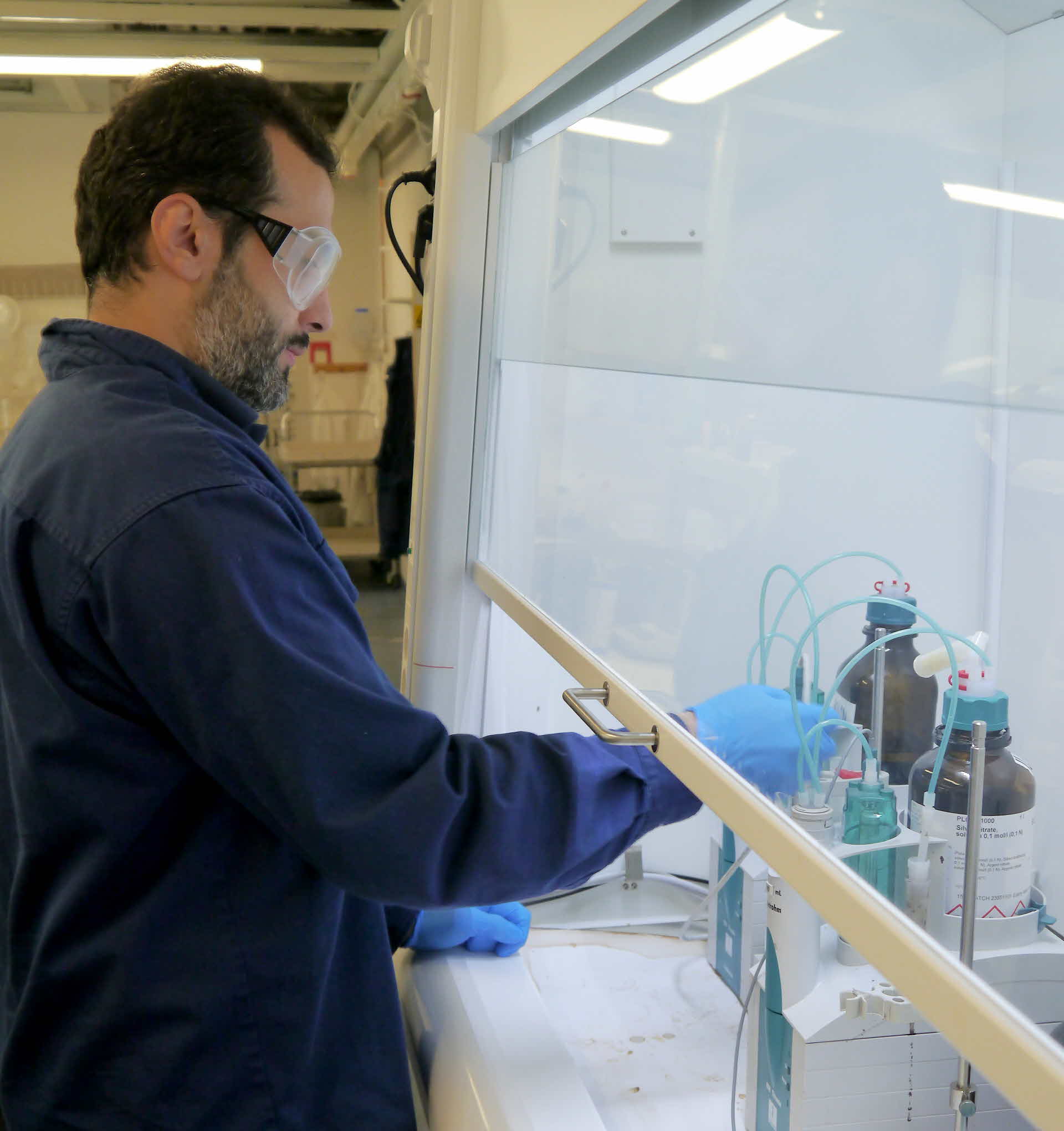 Nouraldin Al Ali during his degree project at R&D Centre.