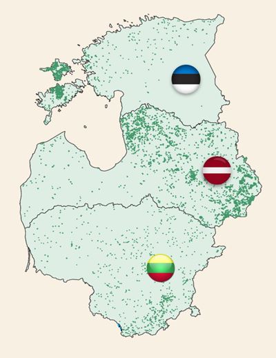 map forest hodlings Baltic