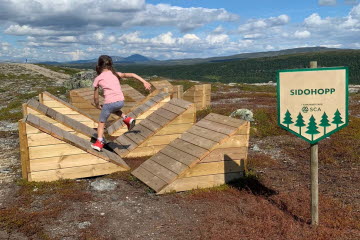 Eventyrstien på Hamrafjellet.