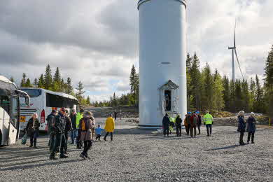Besökare erbjöds buss, från Bräcke eller Ånge.