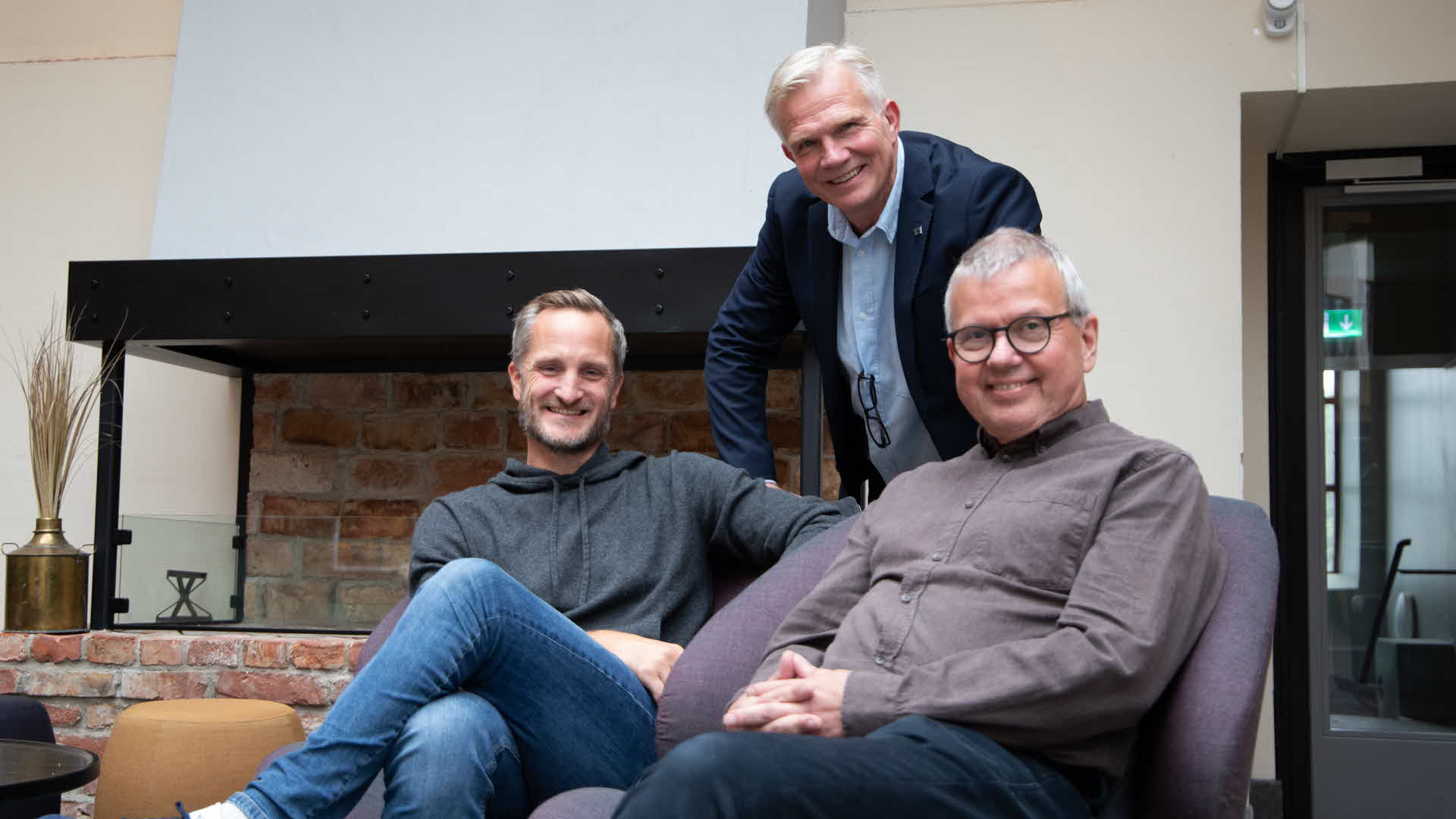 Daniel Pluntky, Pelle Berglund and Hans Johansson.