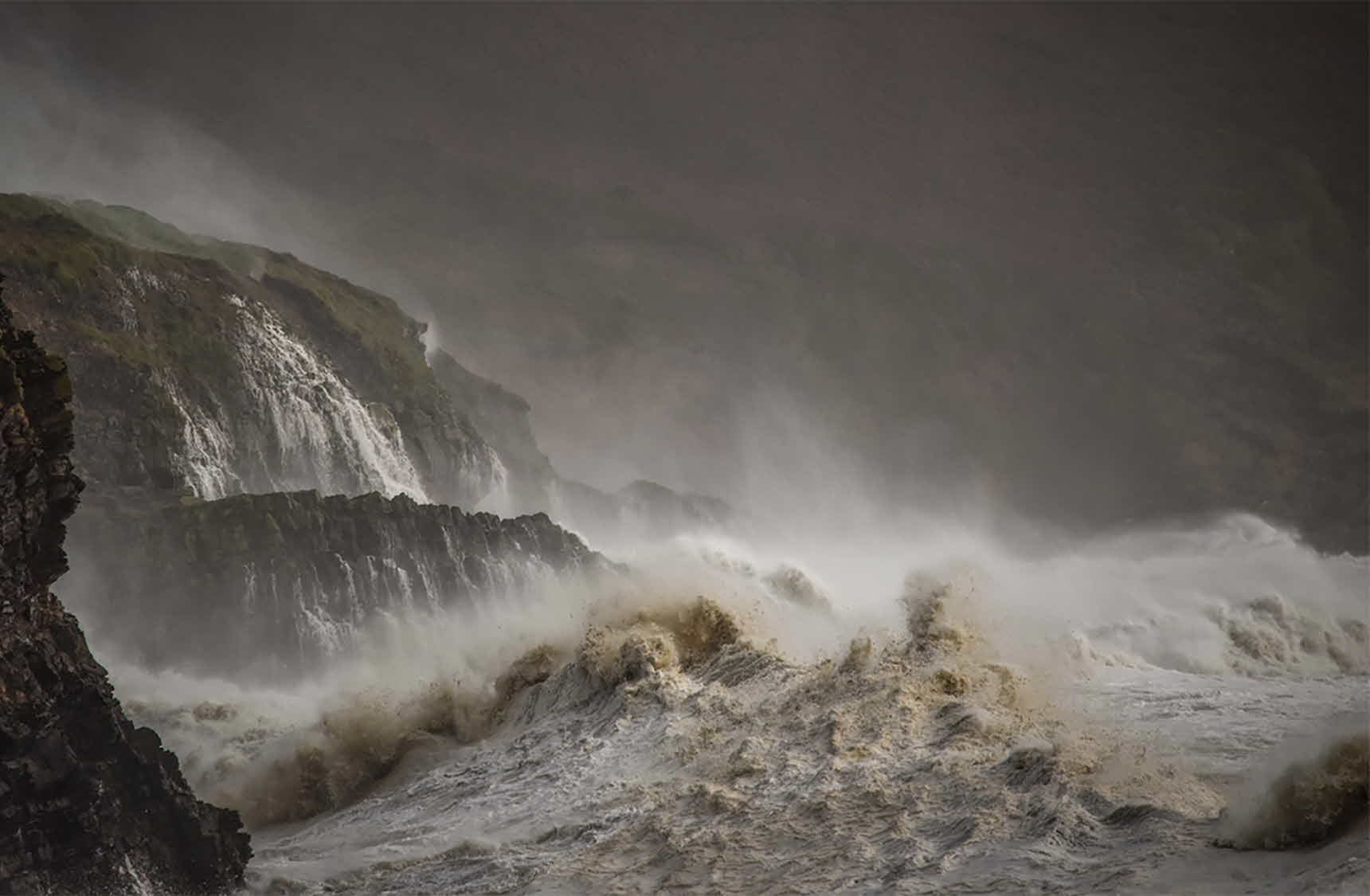 Stormy sea