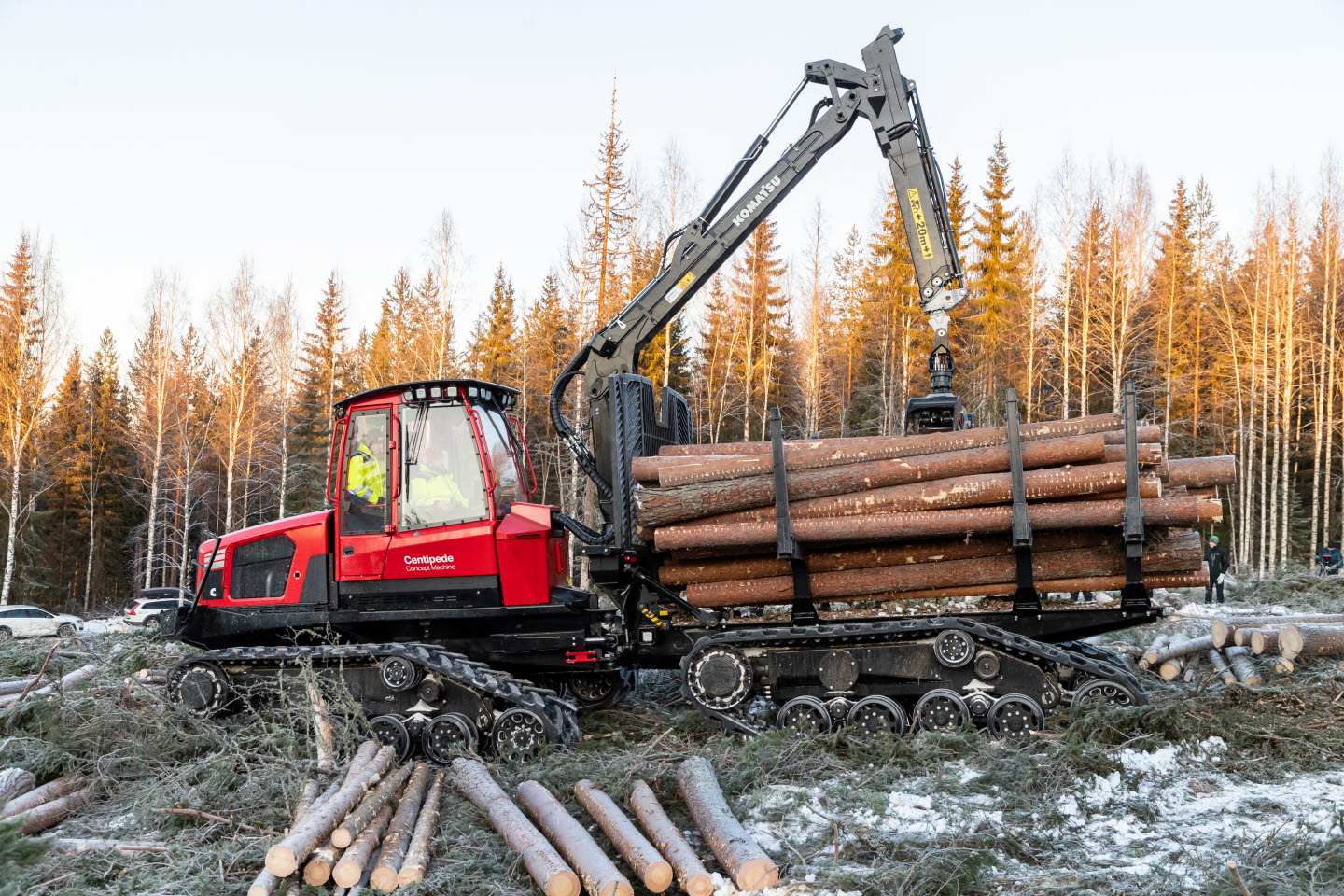 Centipede - svenskt skogsnäring utvecklar ny maskin för ett mer skonsamt skogsbruk