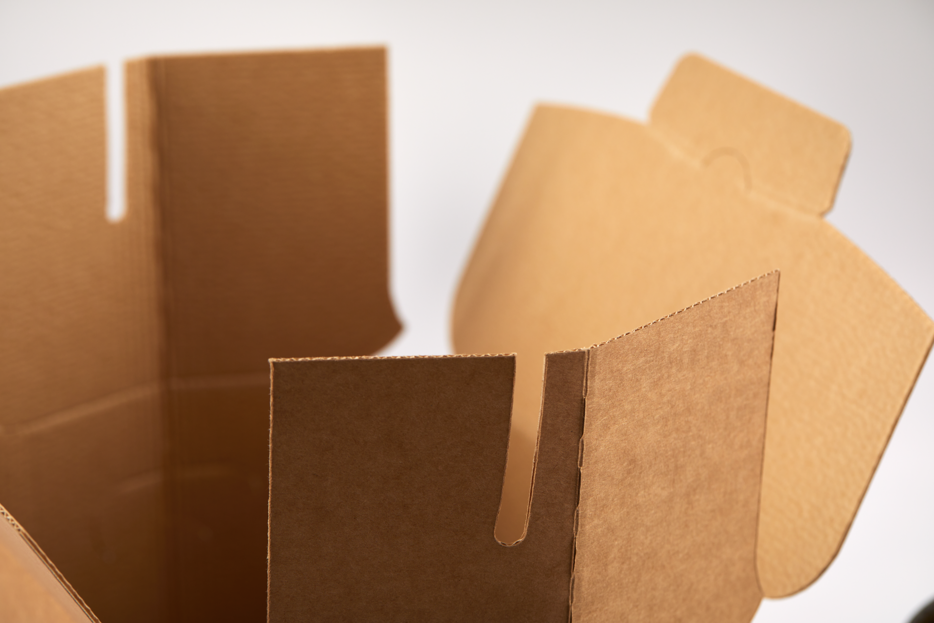Part of containerboard packaging