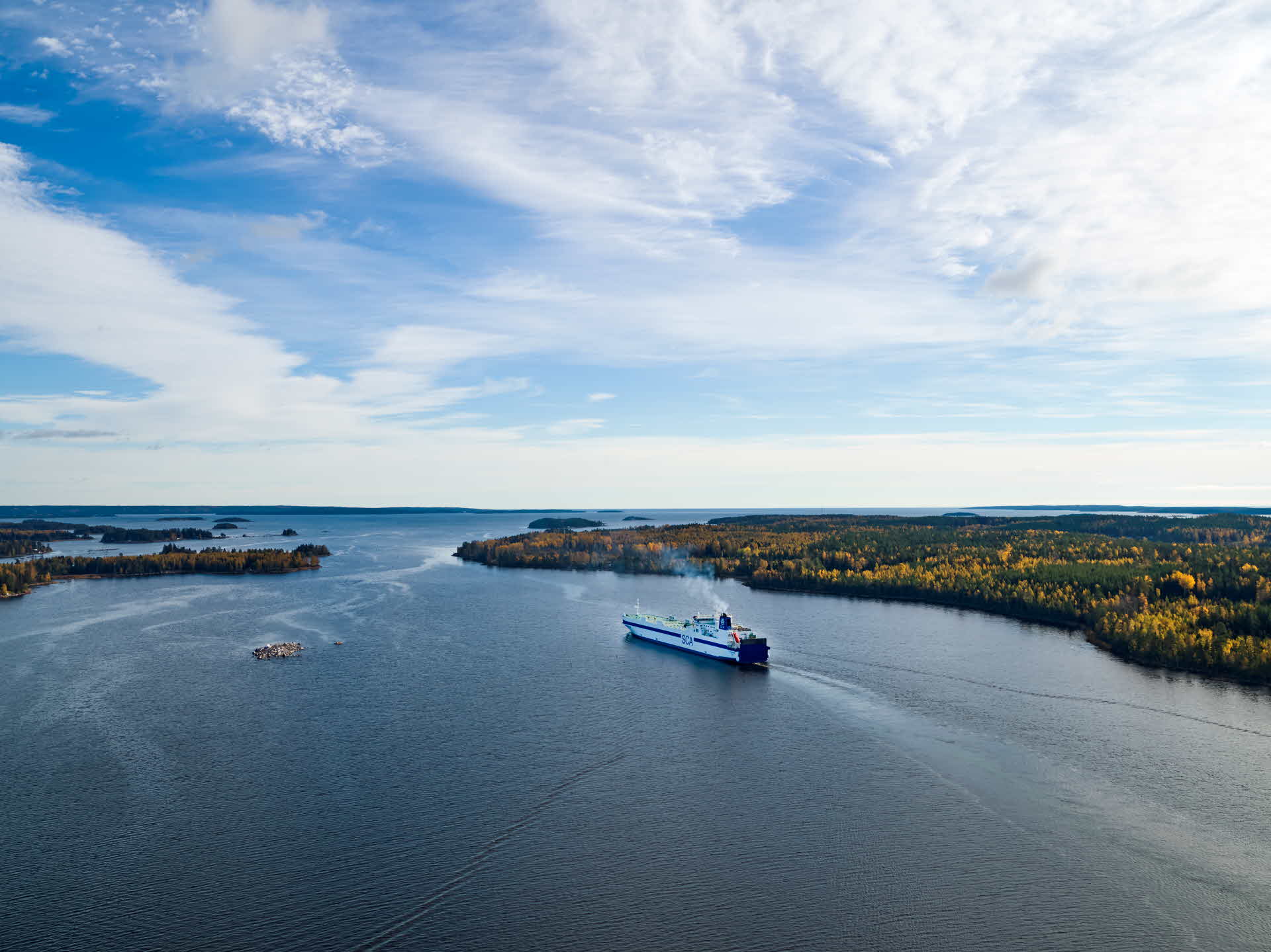 SCAs RoRo-fartyg ute på havet