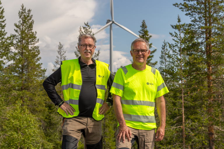 Christer Nilsson markägare tillsammans med Anders Johnsson virkesköpare