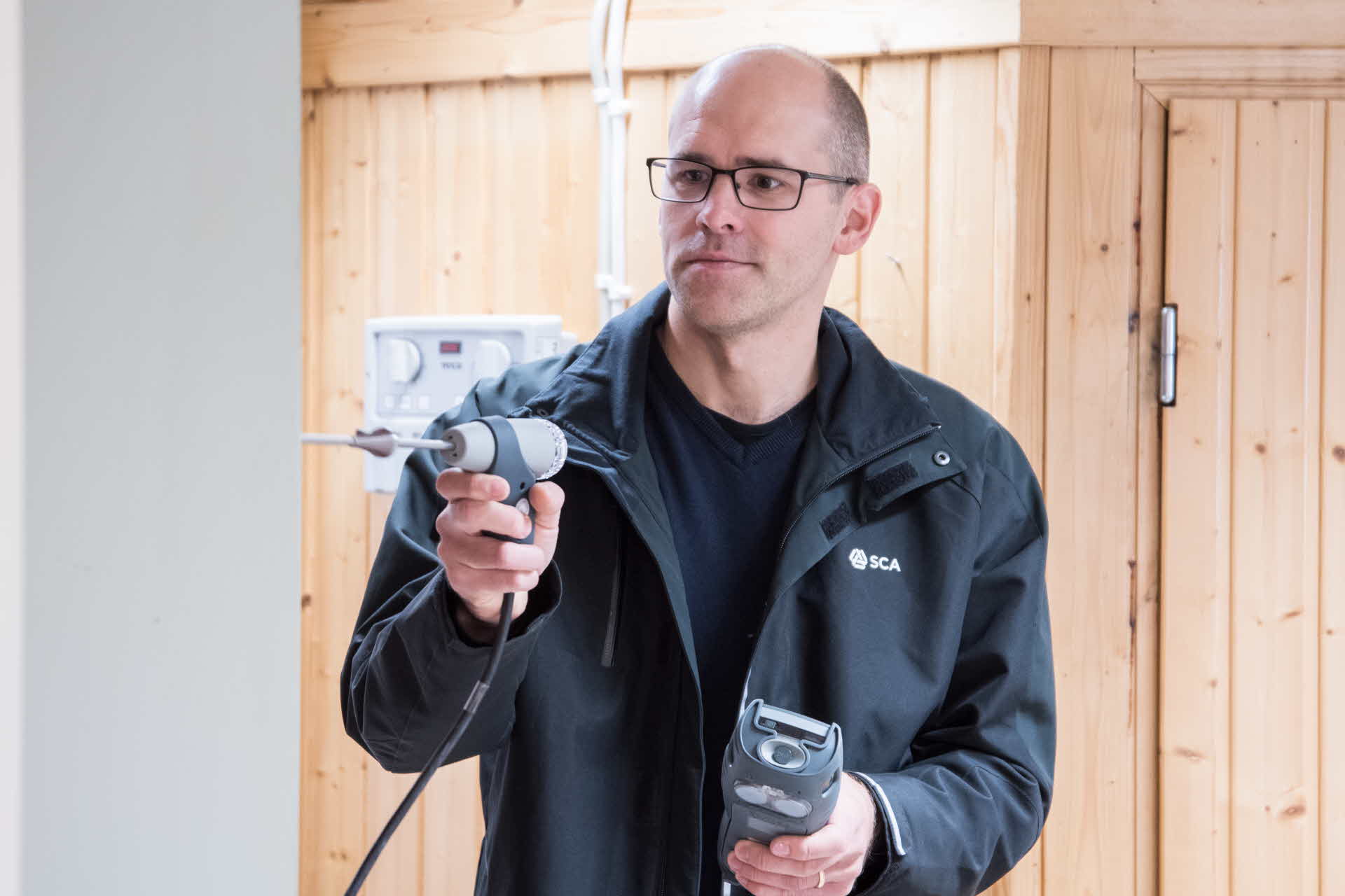 Mätning av pelletsanläggning