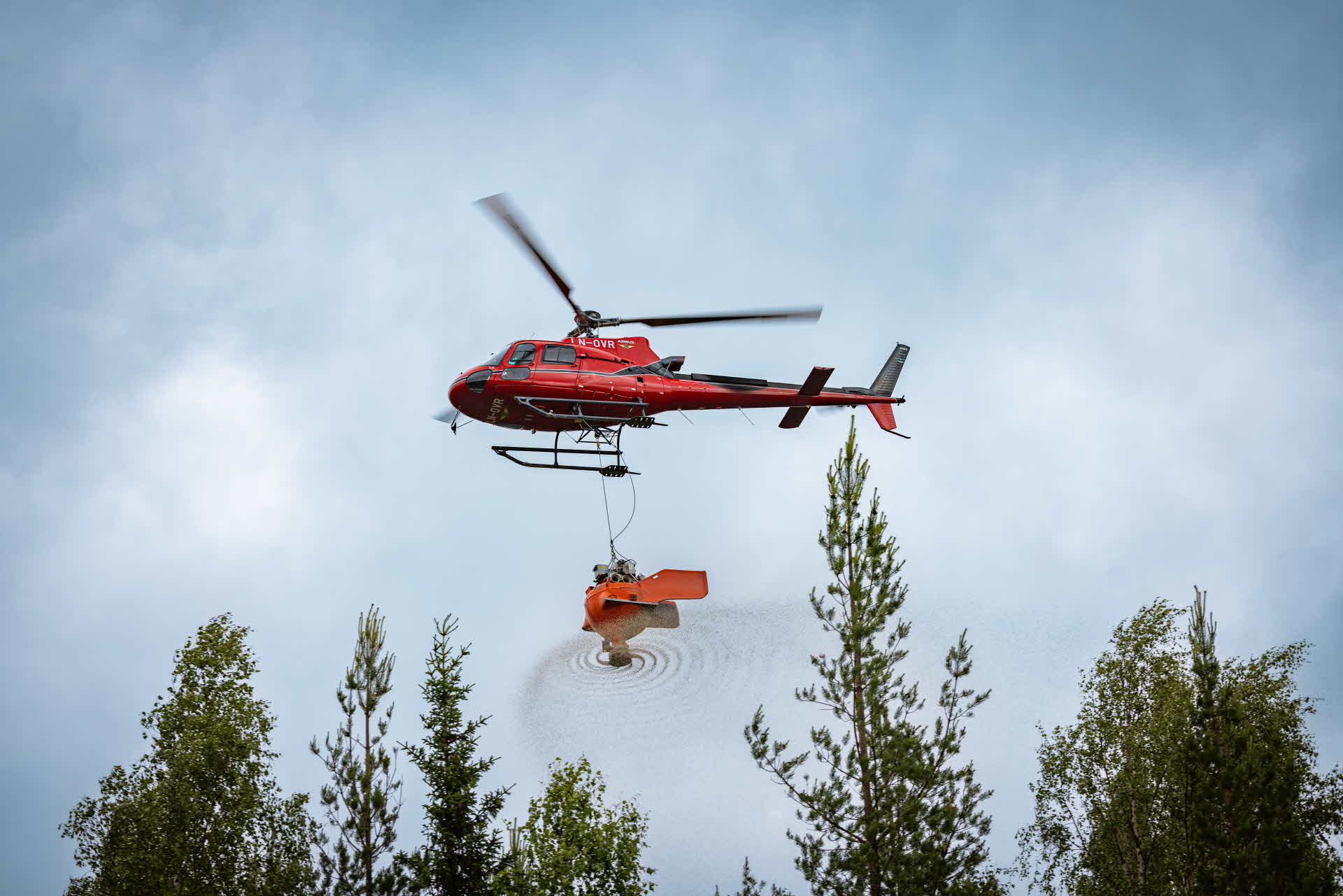 fertilization by helicopter