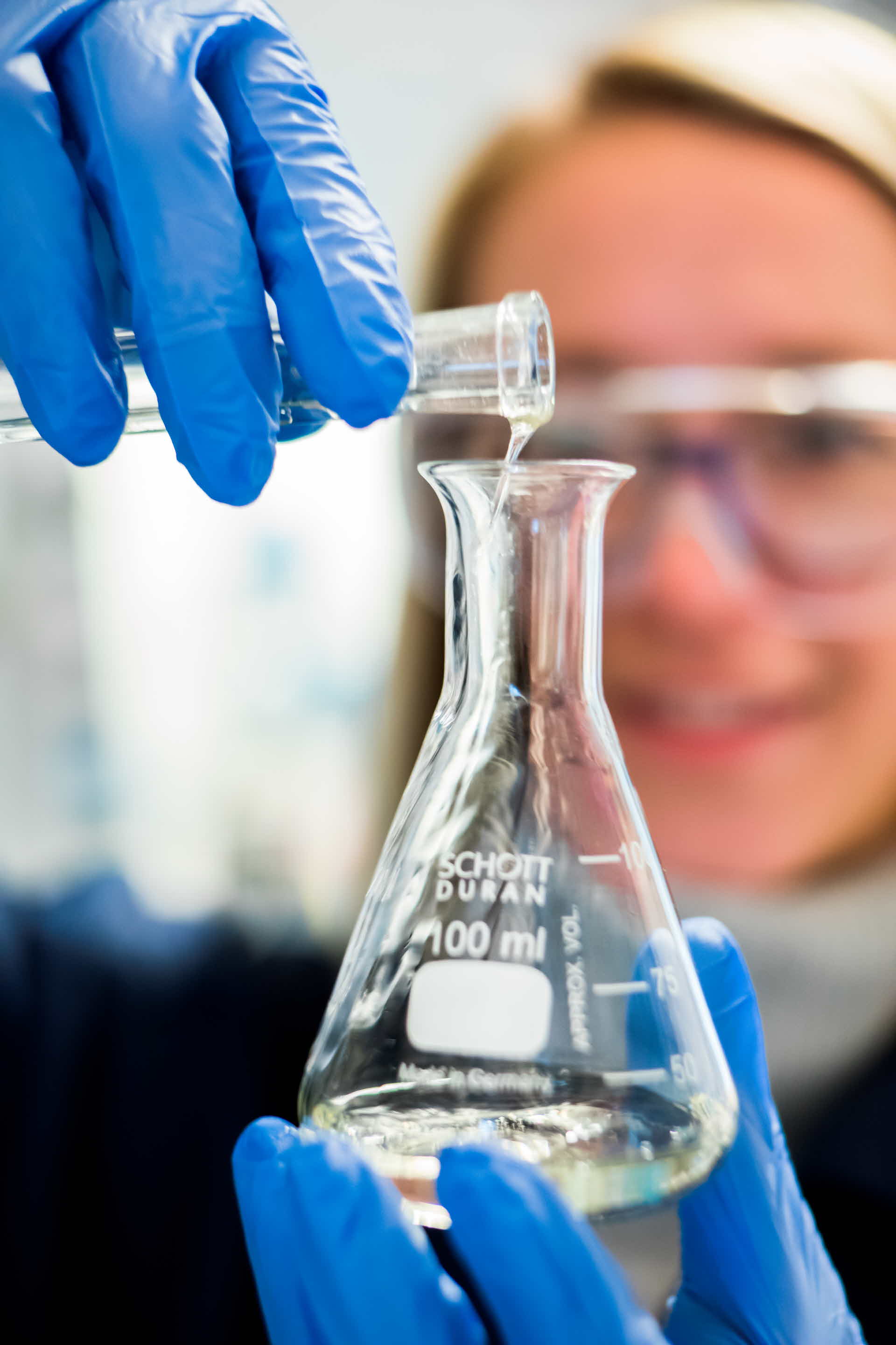 Biofuel in a flask