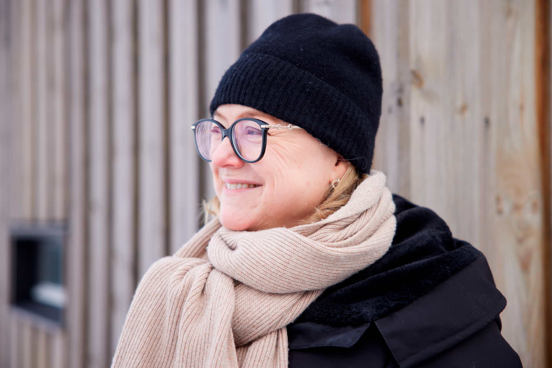 En glad medarbetare.