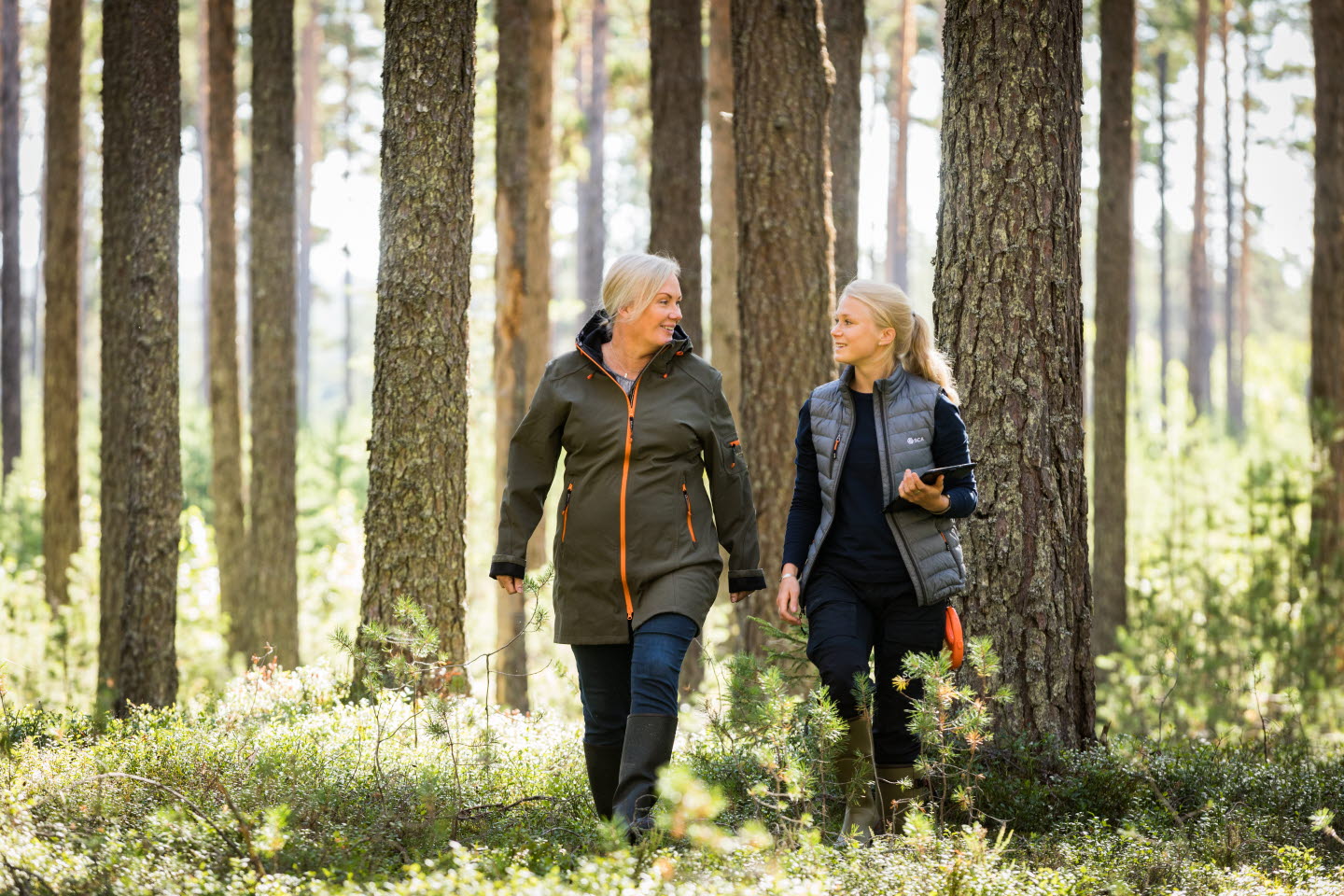 Virkesköpare och skogsägare, Mimmi Almqvist och Victoria Bäckström