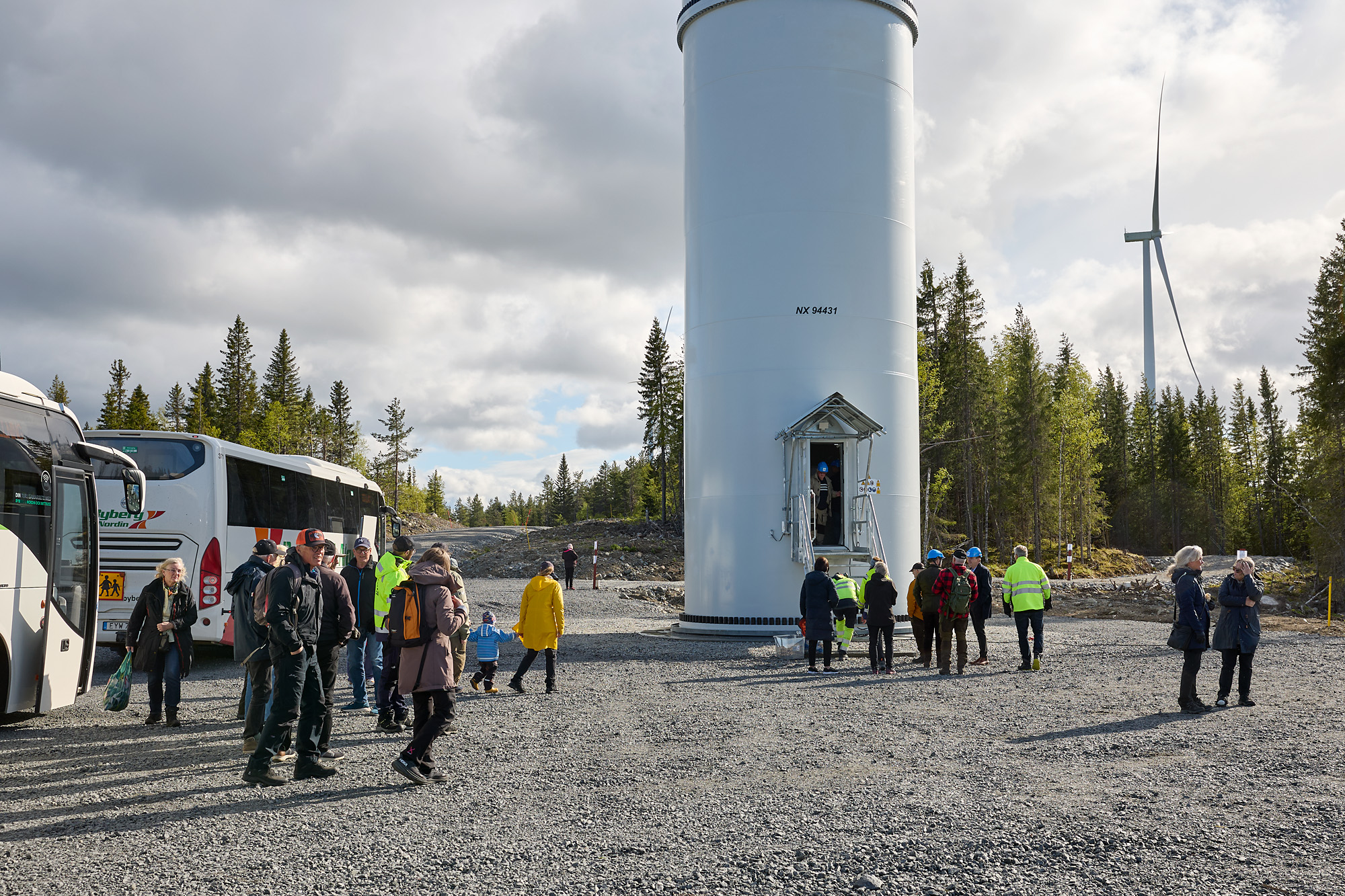 Besökare erbjöds buss, från Bräcke eller Ånge.
