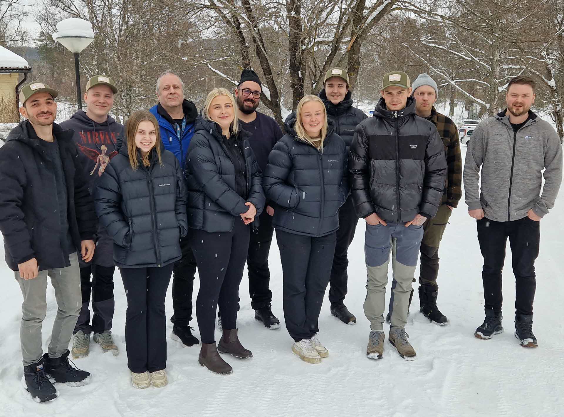 Blivande skogsmaskinförare