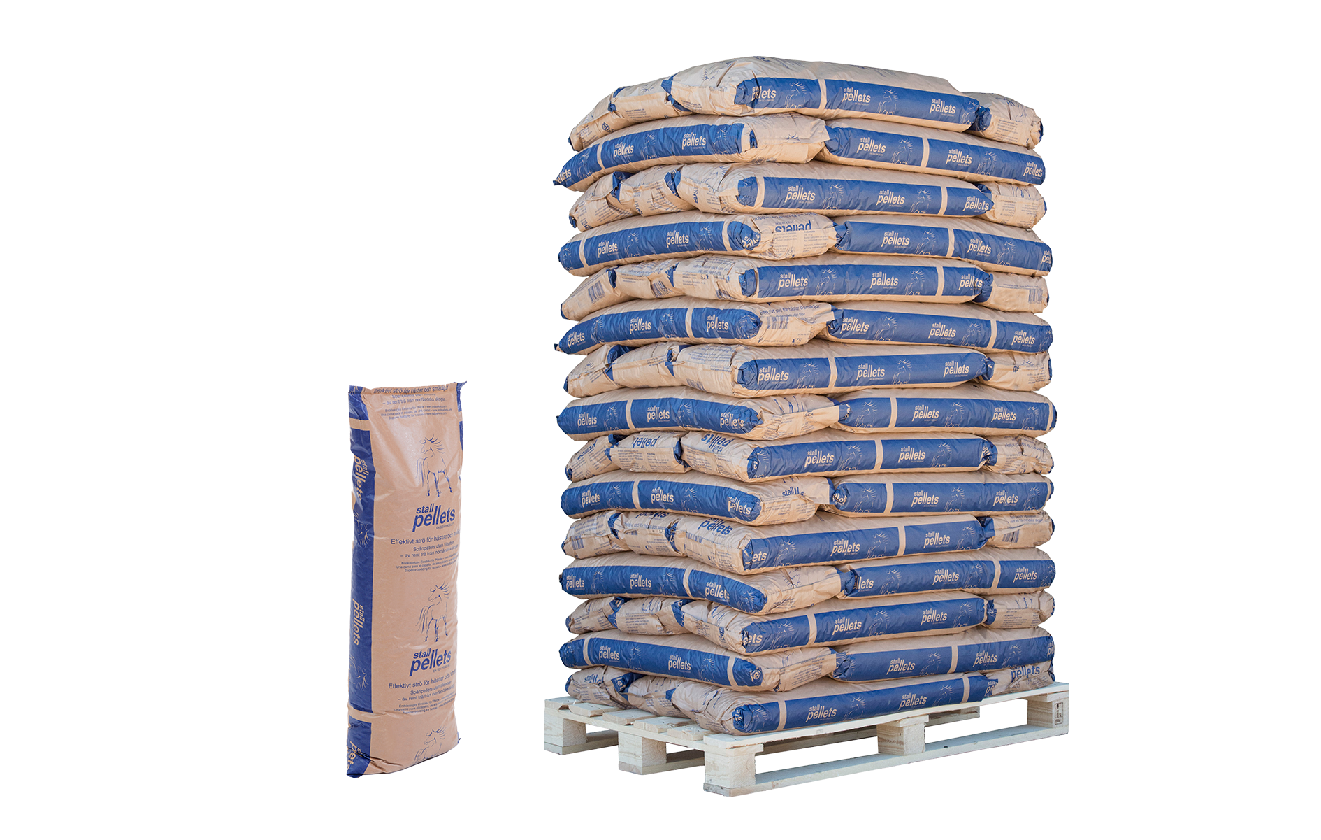 SCA Stallpellets - öppnad säck