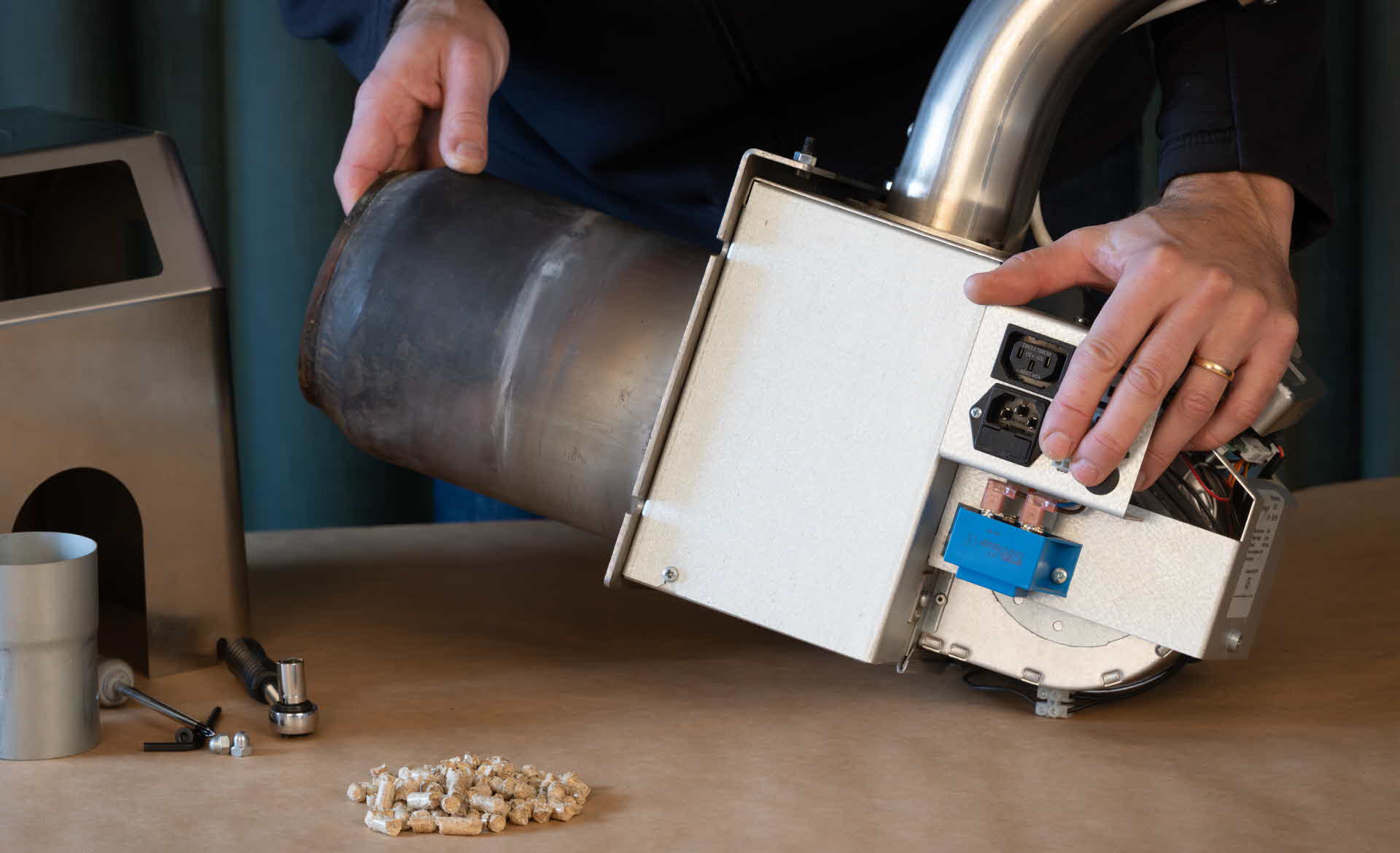 Mätning av pelletsanläggning