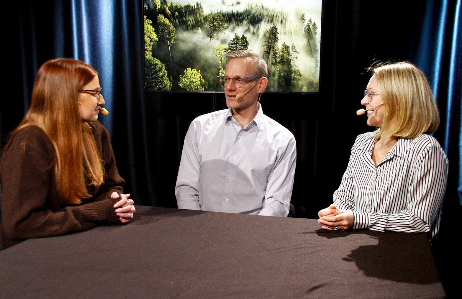 Bild från inspelning av poddavsnitt 2025.