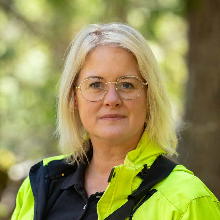Porträtt Kristina Eriksson, artskyddsspecialist SCA