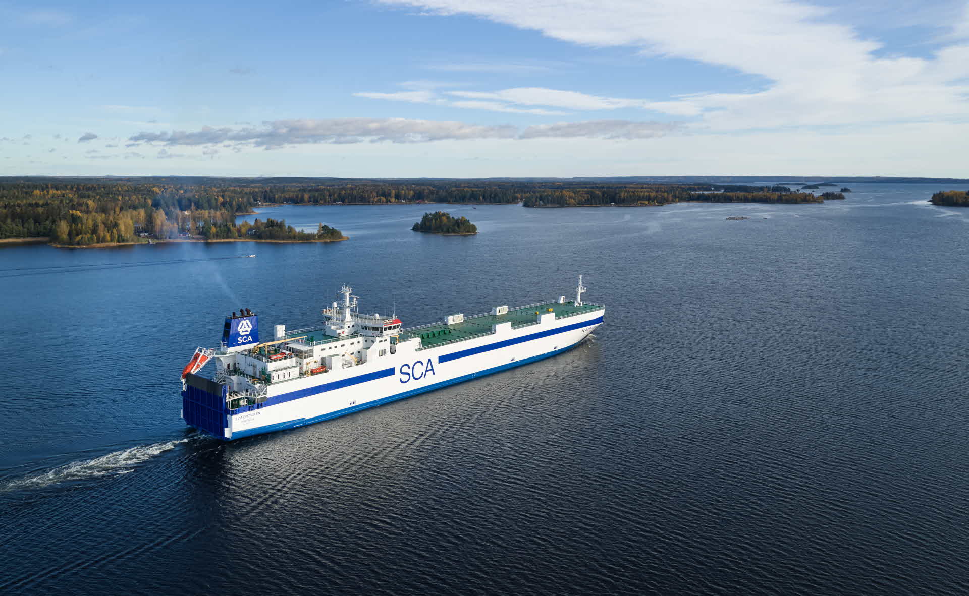 Etta av SCAs RoRo-fartyg.