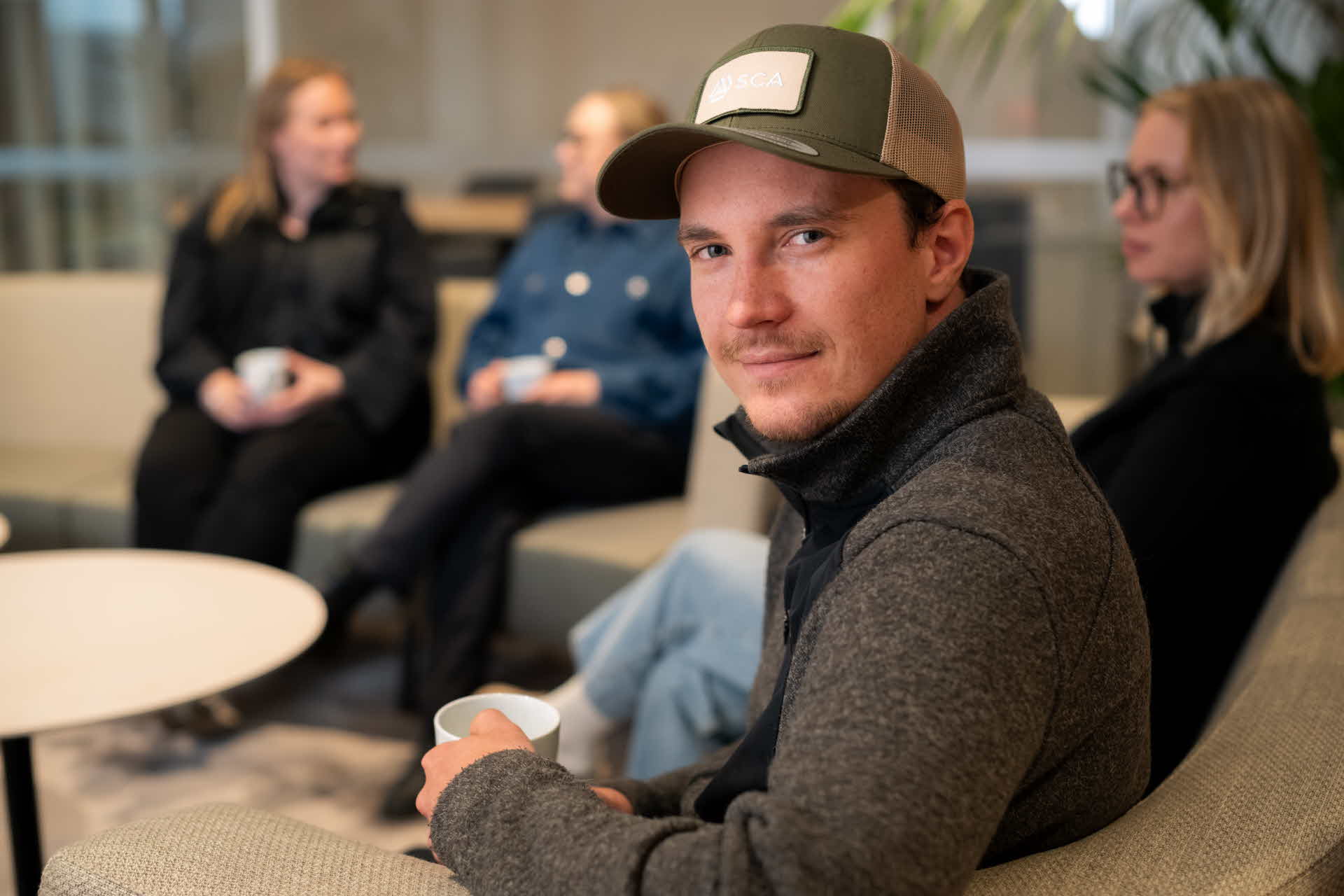 An employee at SCA´s headquarter