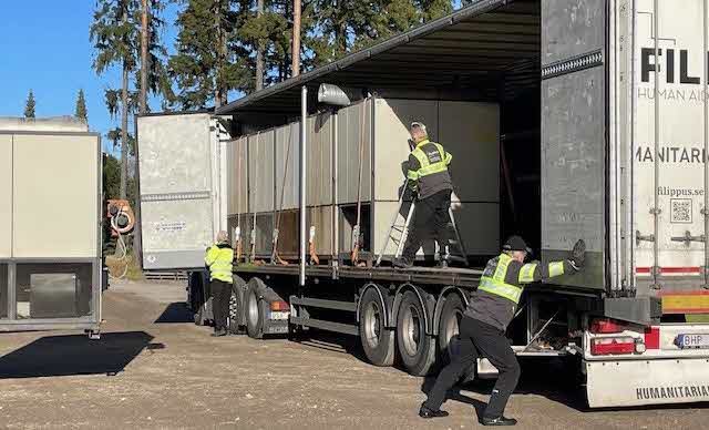 lastning av värmepannor
