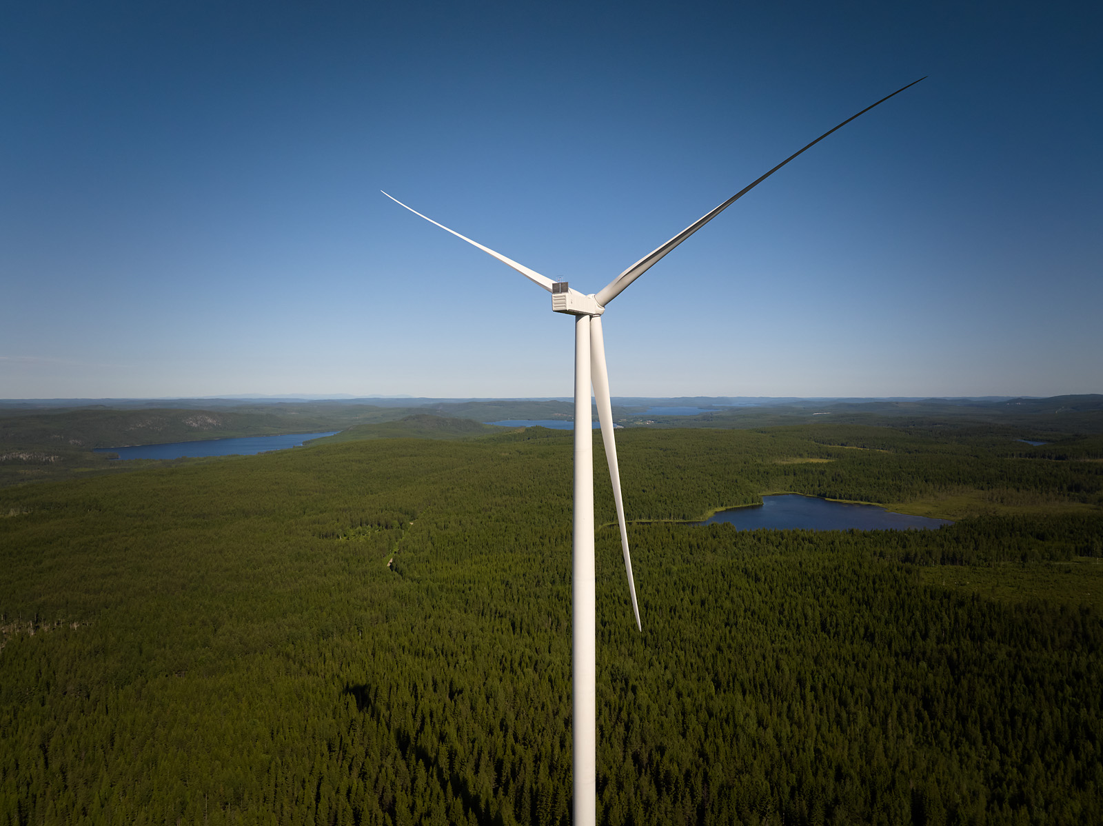 Ett av vindkraftverken i Fasikan