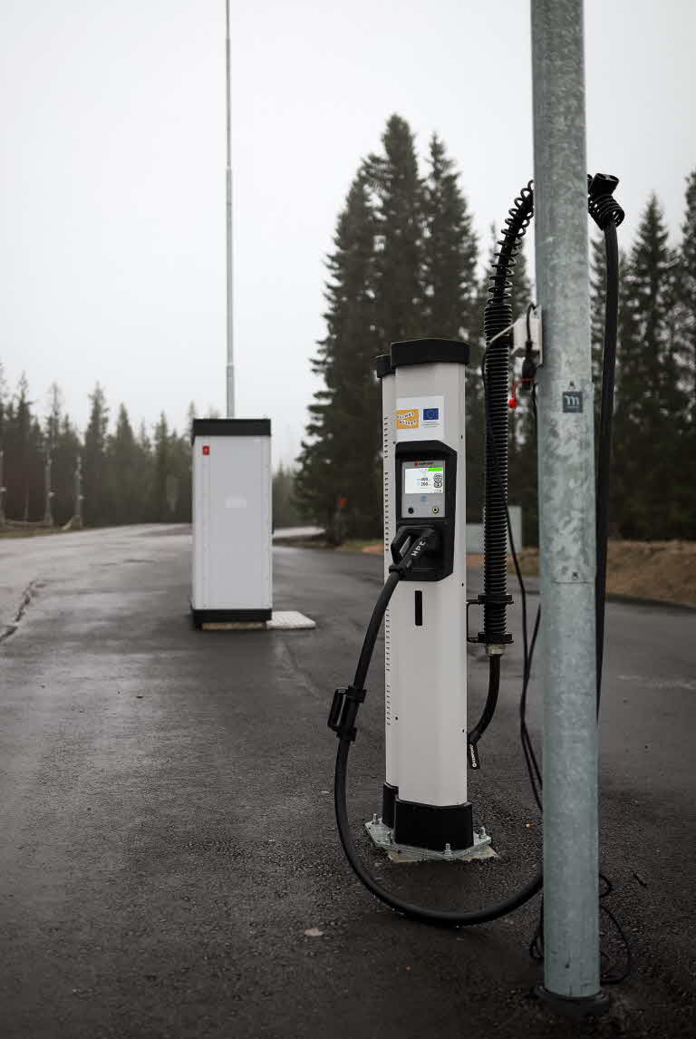 Laddstationen i Östavall