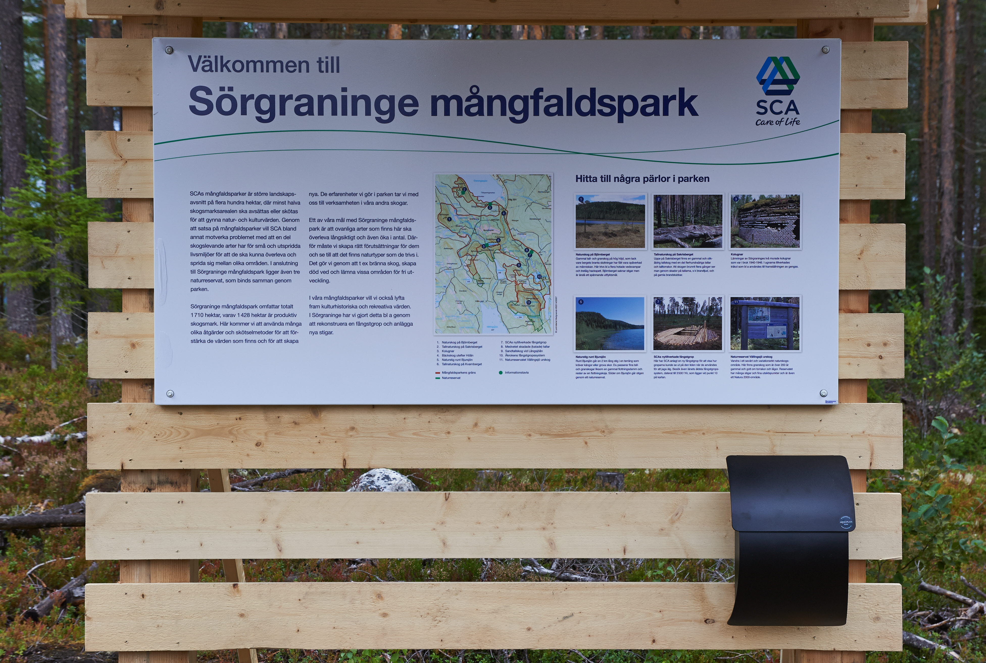 Invigningen av Sörgraninge mångfaldspark i Sollefteå Kommun.