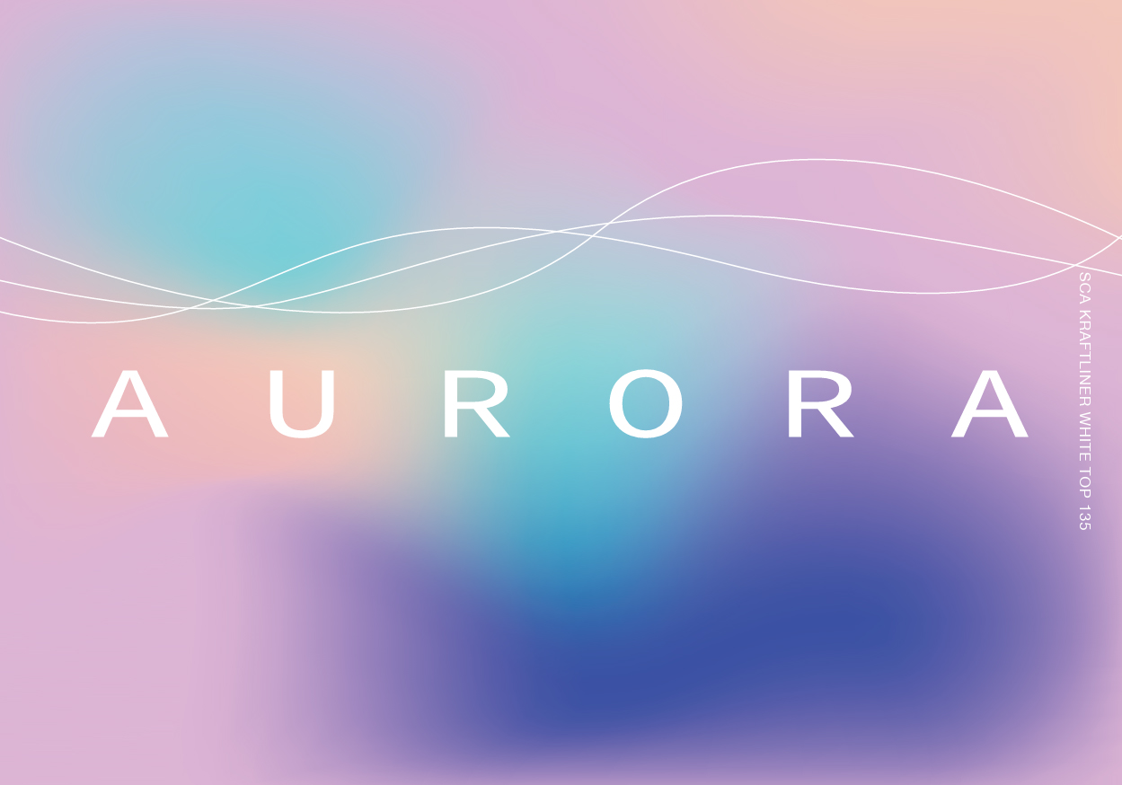 Pastel colour backgrond with white text