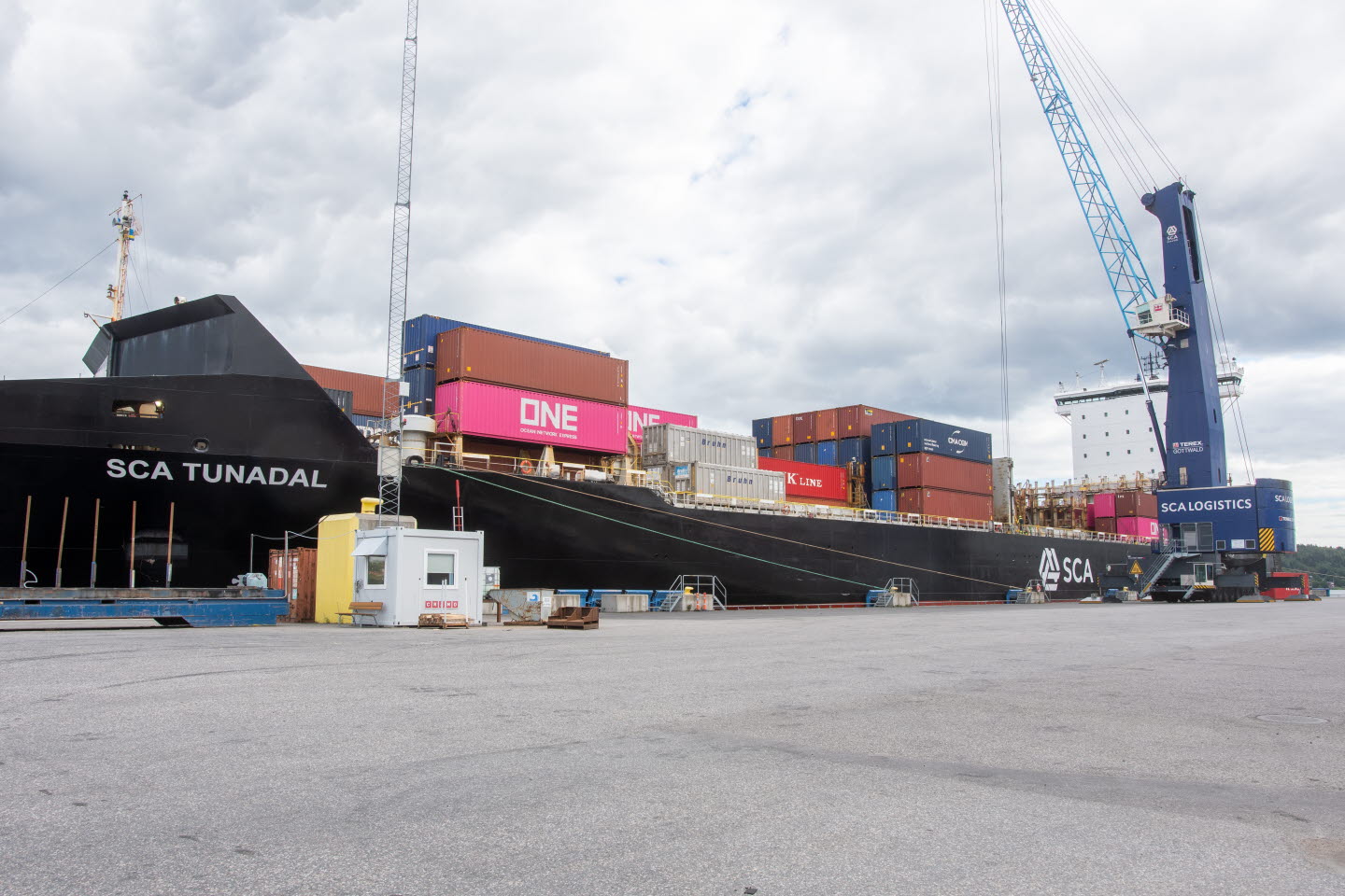 SCAs containerfartyg Tunadal.