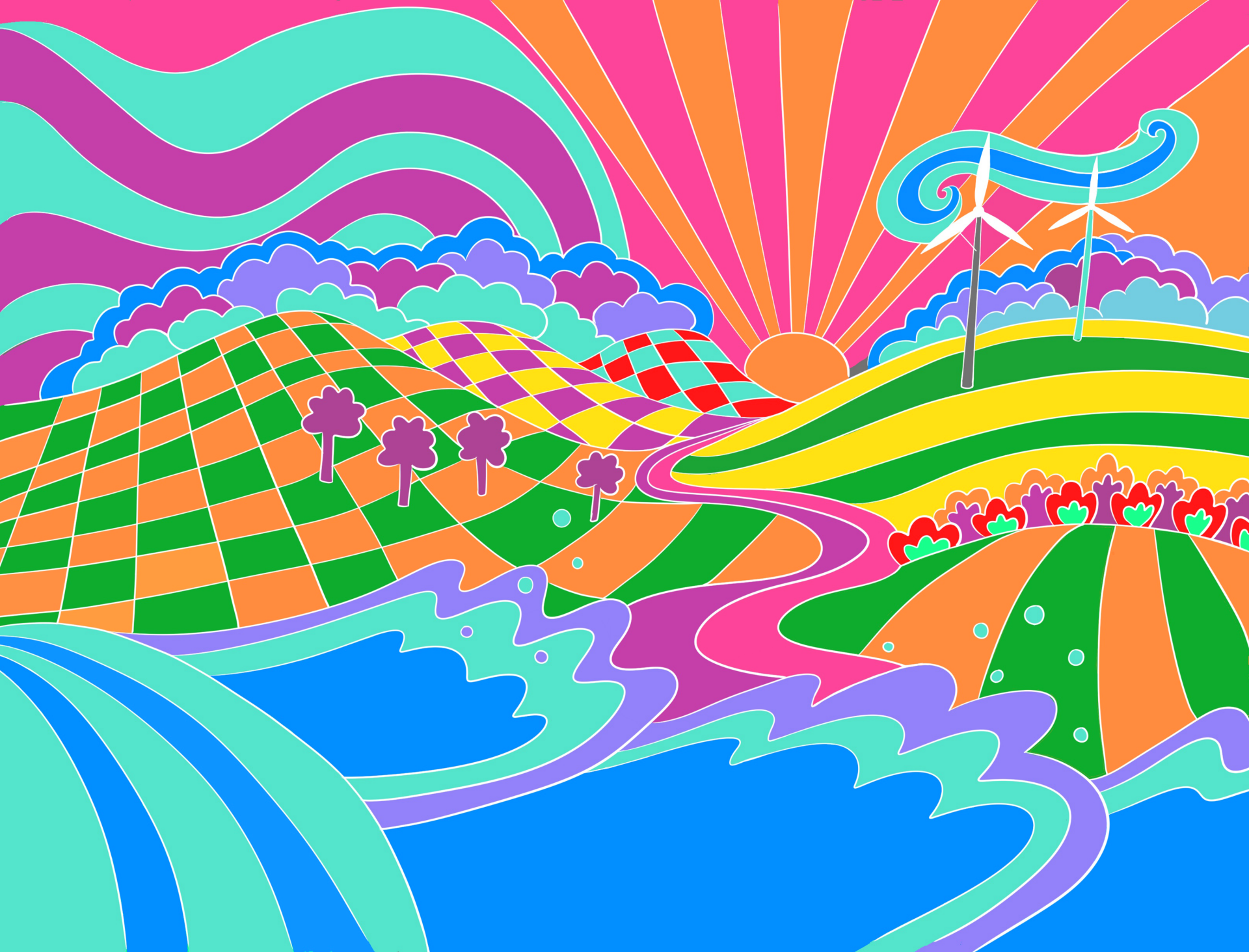A very colourful picture