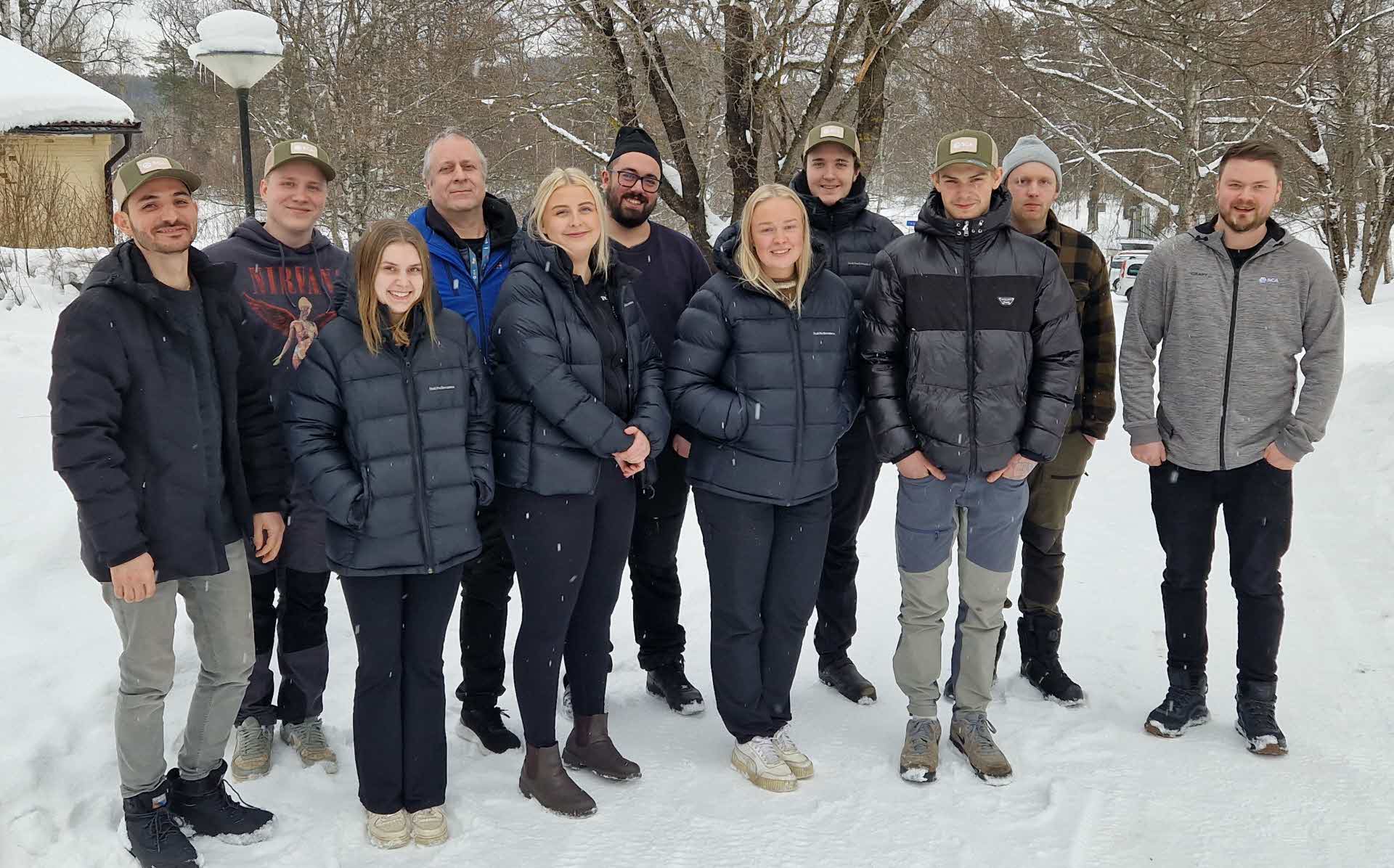 skogsmaskinförare i utbildning