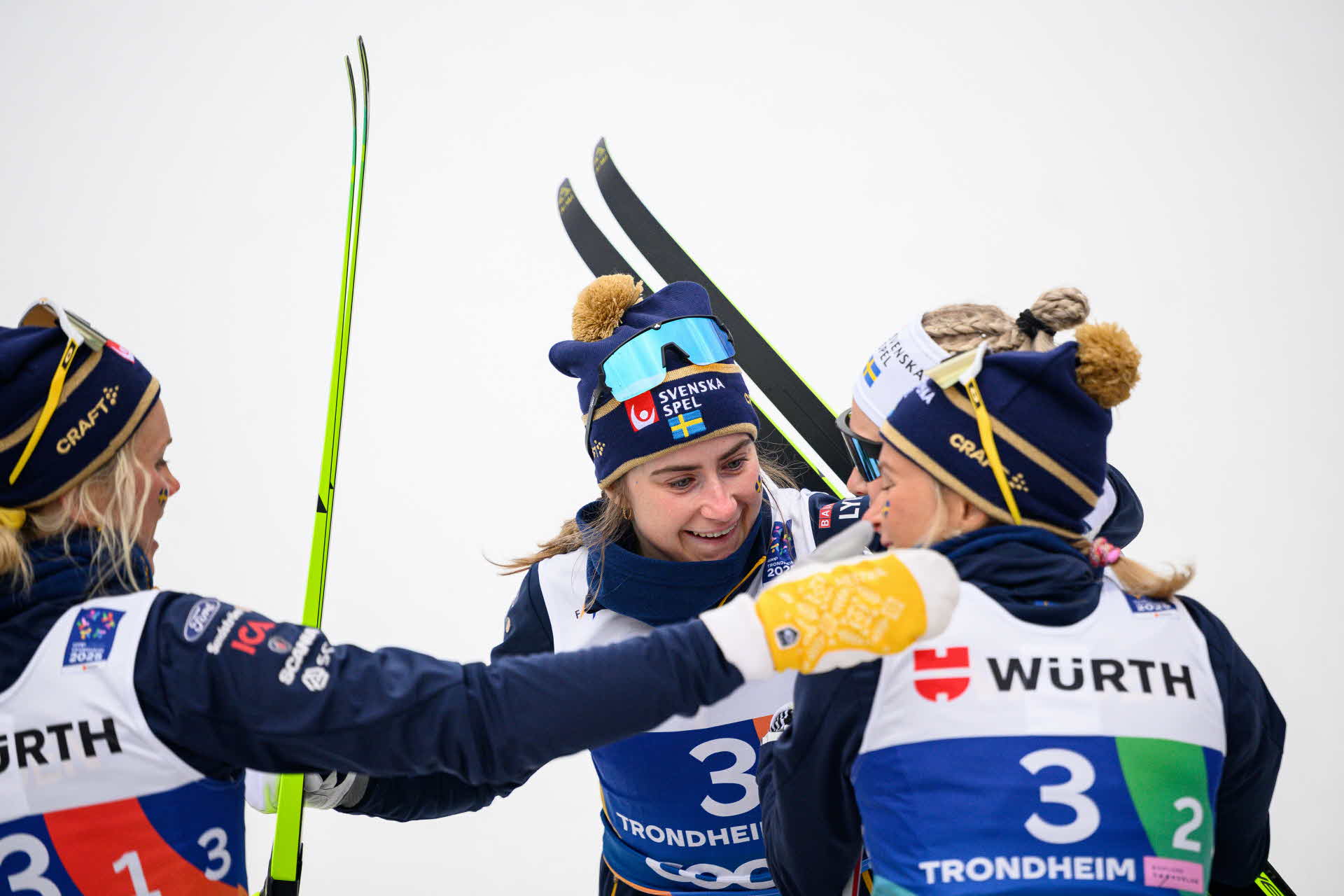 Jonna Sundling, Ebba Andersson, Frida Karlsson och Emma Ribom