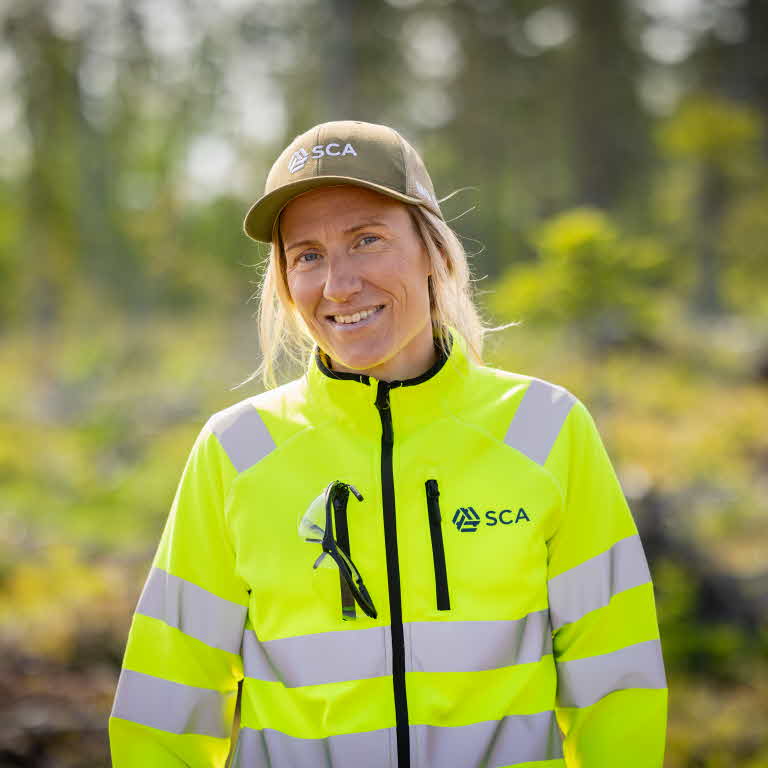 Bild på Angelica Saur, skogsvårdsledare SCA
