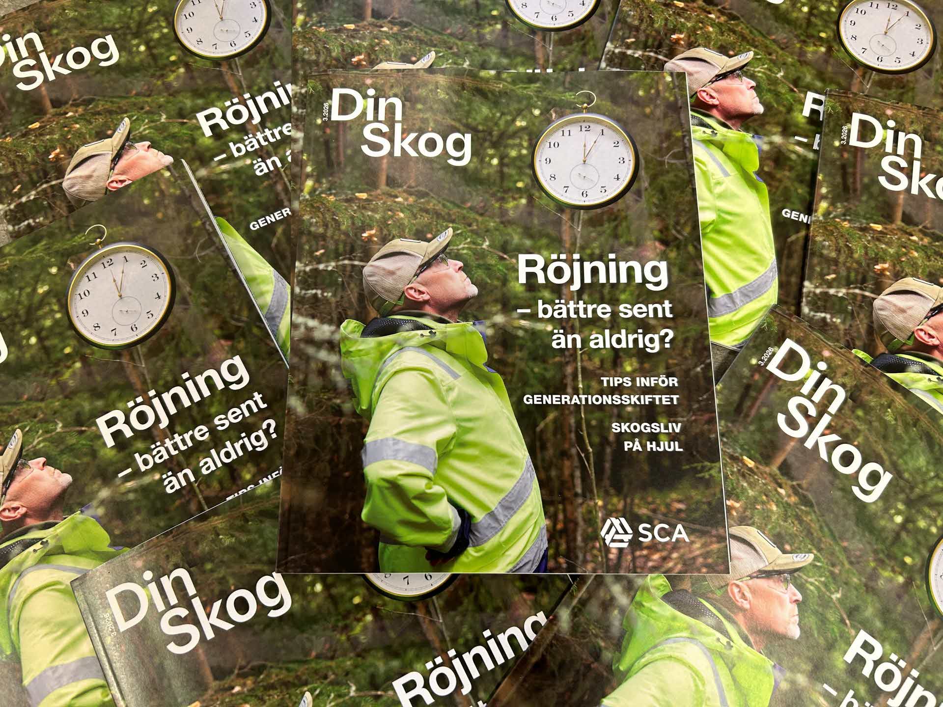 Omslaget på Din Skog nummer 3 2026