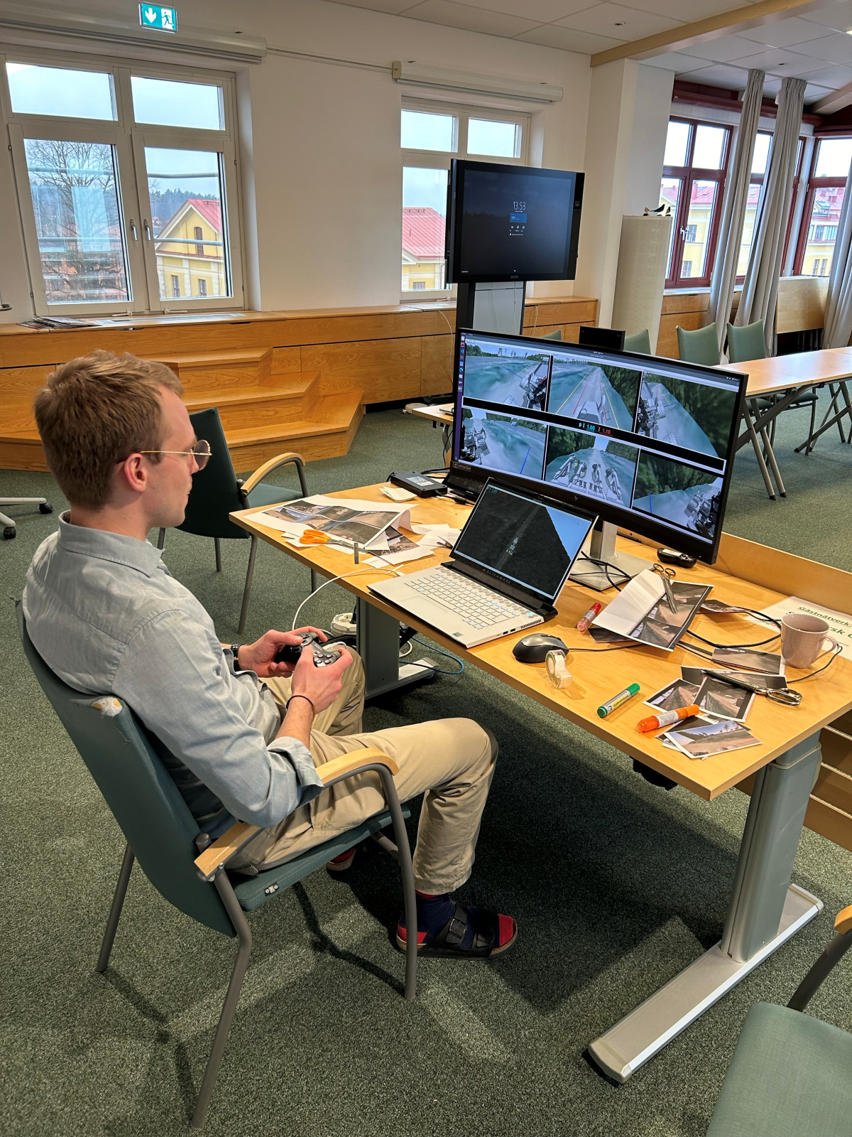 test av fjärrstyrd markberedare