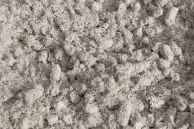 Pellets som börjat lösa upp sig