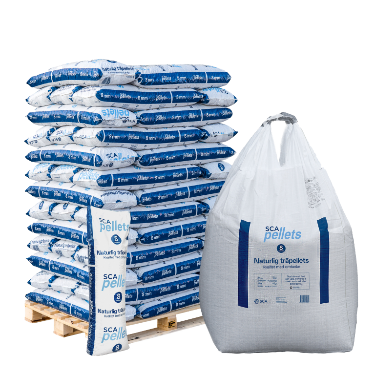SCA Pellets 8 mm i säck
