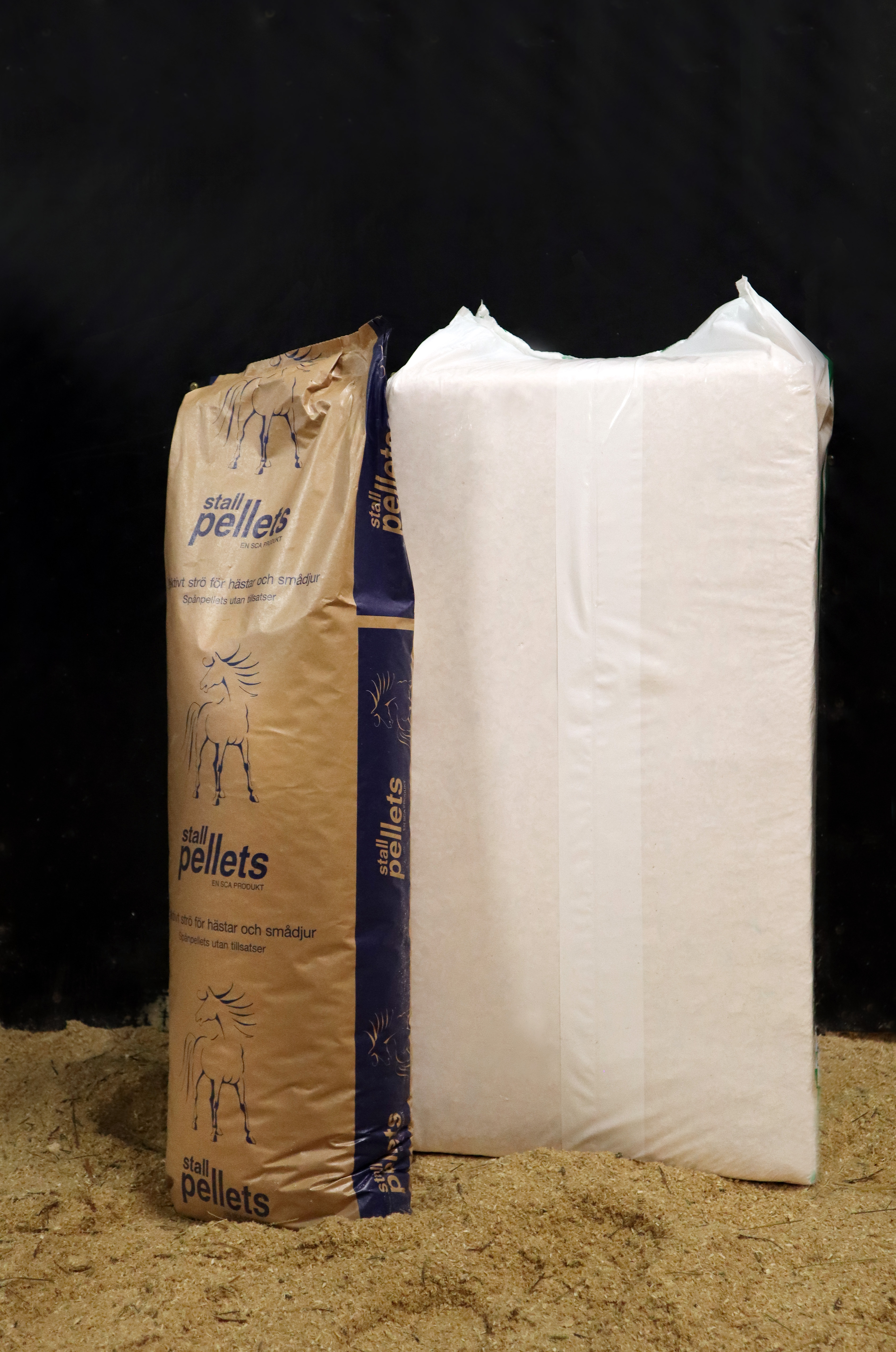 Stallpellets jämfört med kutterspån