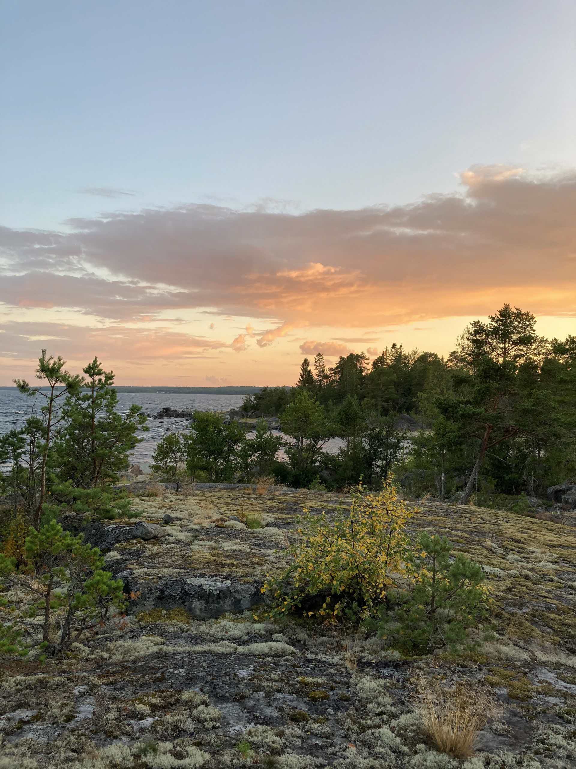 Utsikt över havet från Långören