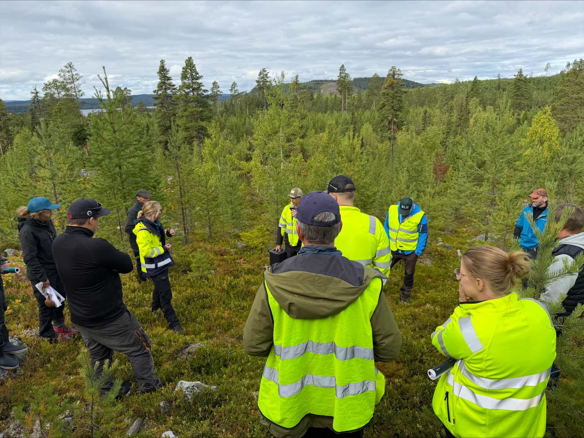 Fältexkursion i Strömsund mellan SCA och några samebyar